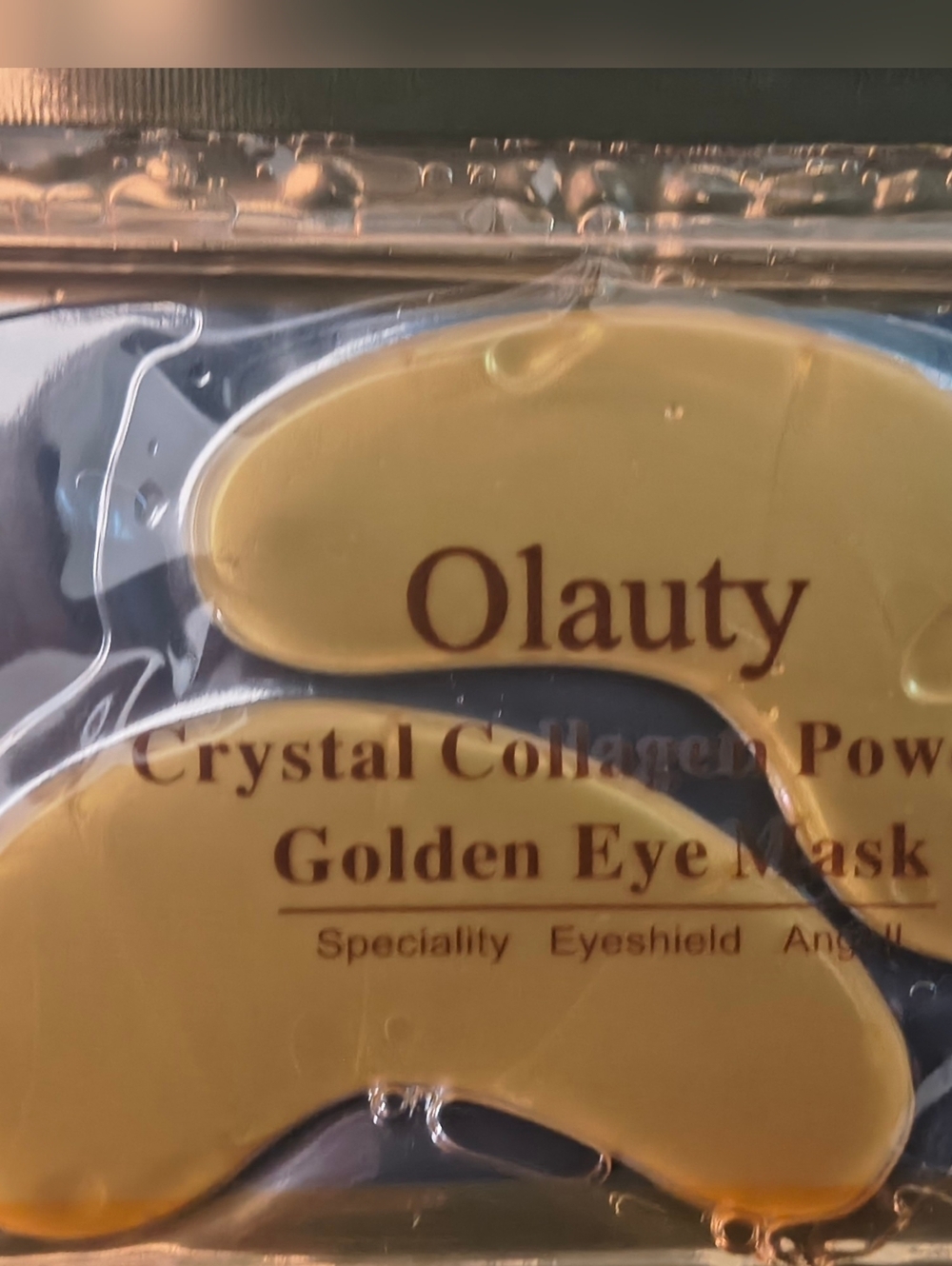 Olauty Crystal Collagen Golden Eye Mask Under Eye Patches Hydrating Anti-Aging